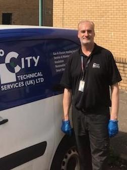 Gas Service Engineer Andy Adams 