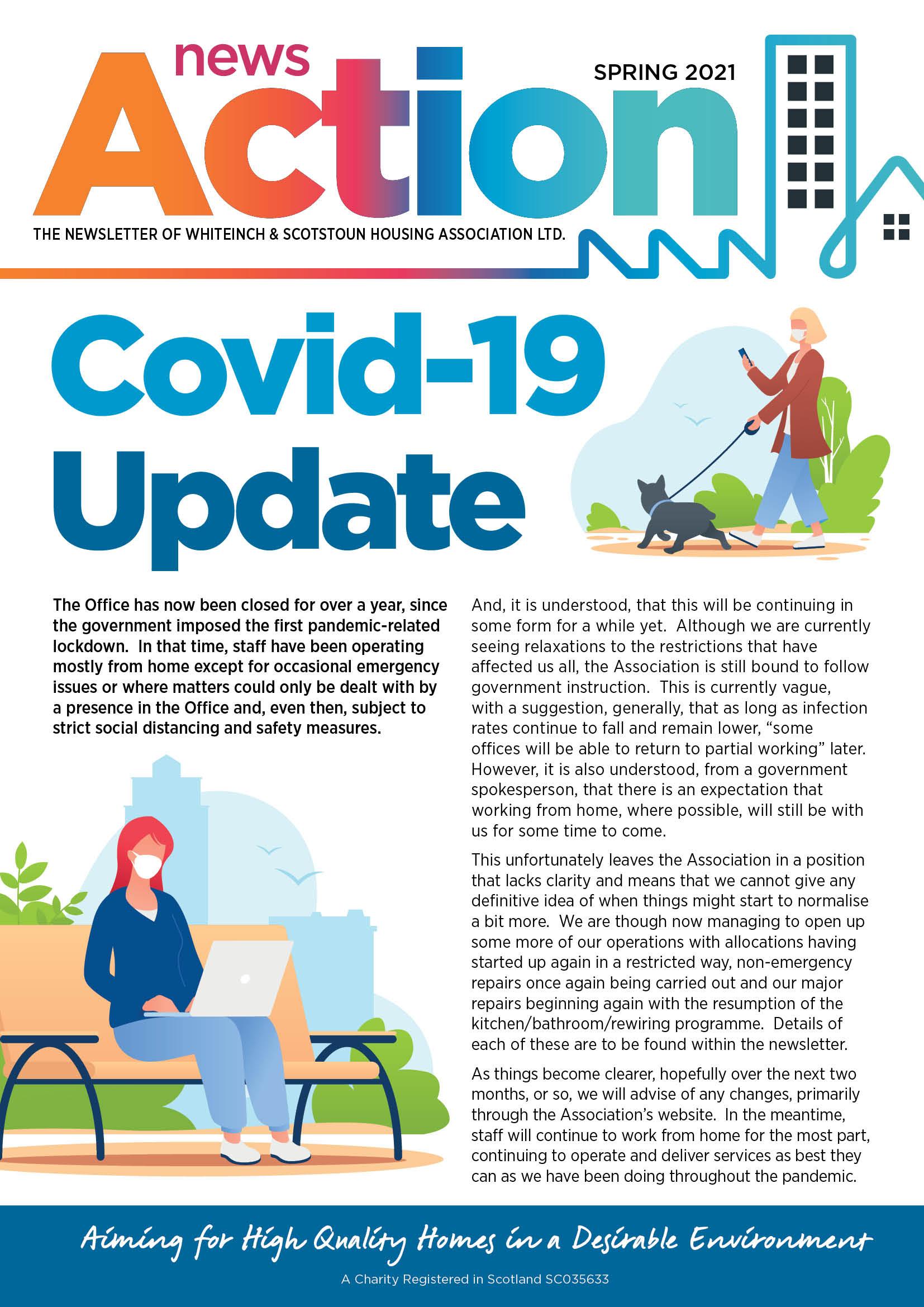 Spring 2021 Newsletter Front Page